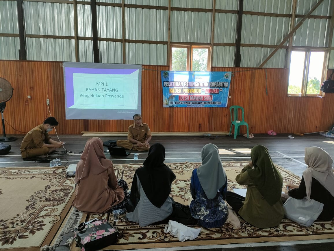 Pelatihan Peningkatan Kapasitas  Kader Posyandu Balita "Mawar" Kampung KB