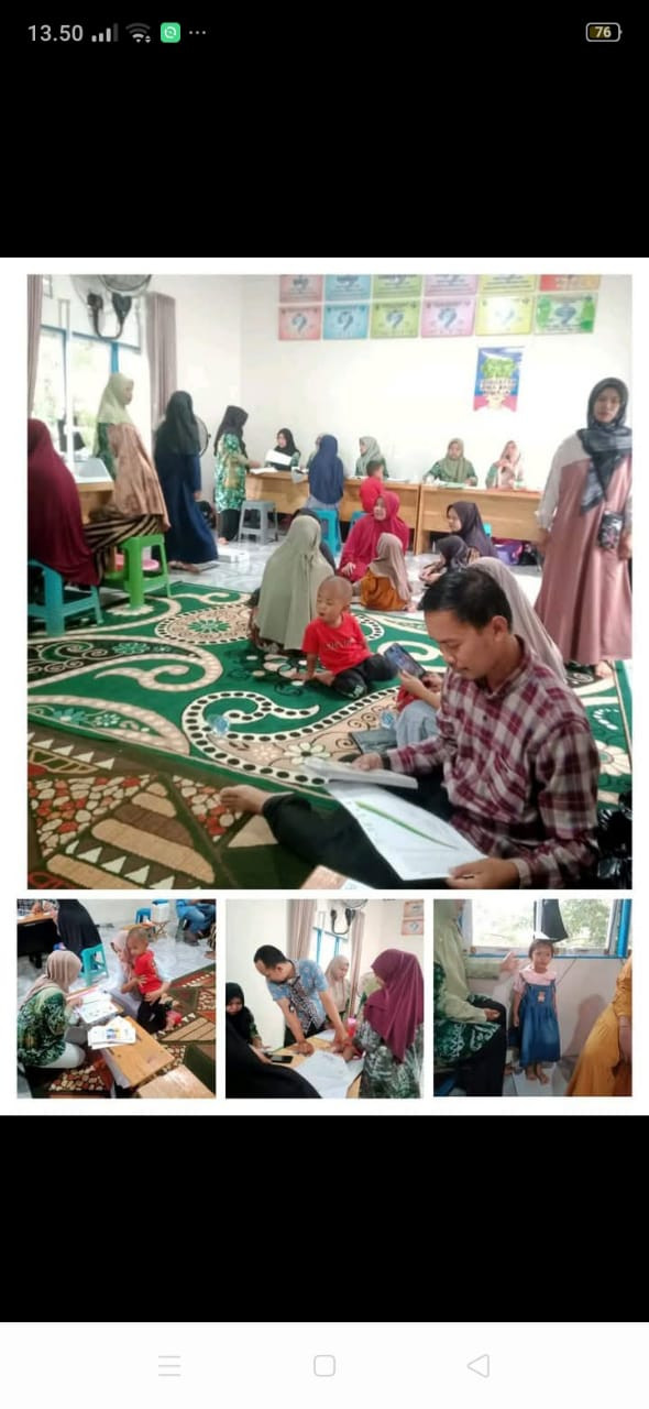 Kegiatan bkb dalam rangka penyuluhan tentang penyebab terlambatnya bicara pada anak