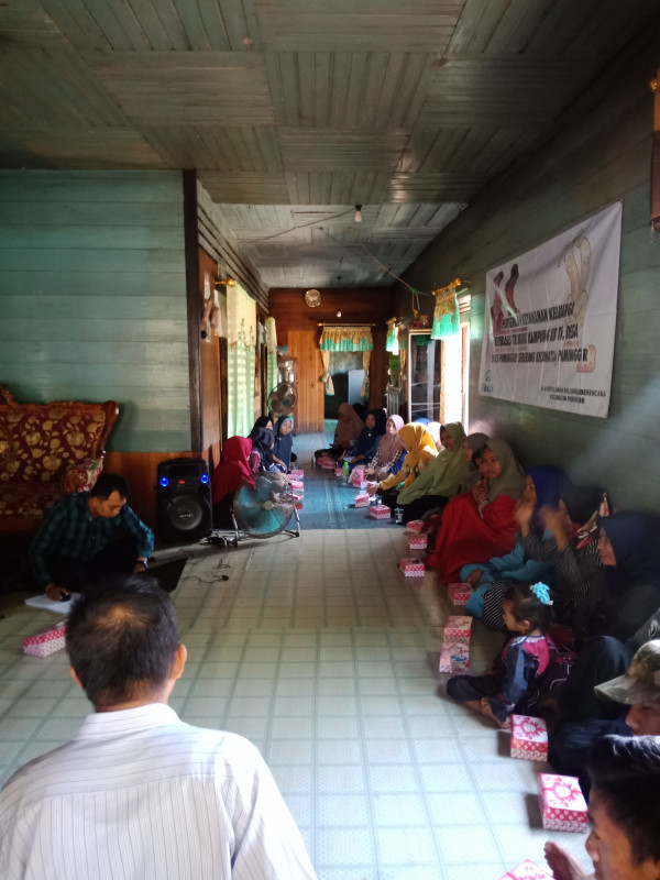 Pertemuan Ketahanan Keluarga Berbasis Tribina Kampung KB Tk Desa Paminggir Seberang Kecamatan Paminggir