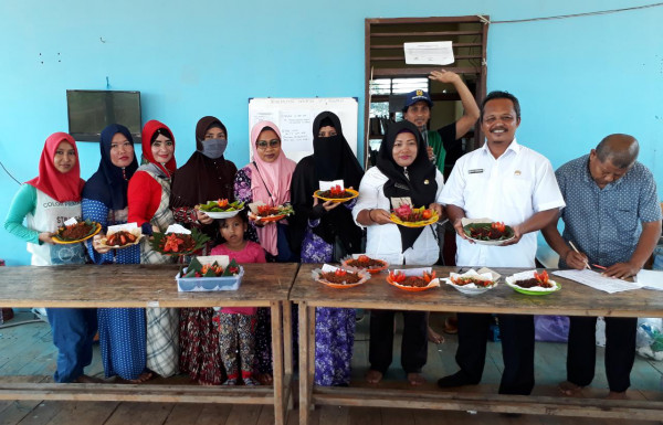 Lomba bikin abon warga kampung kb