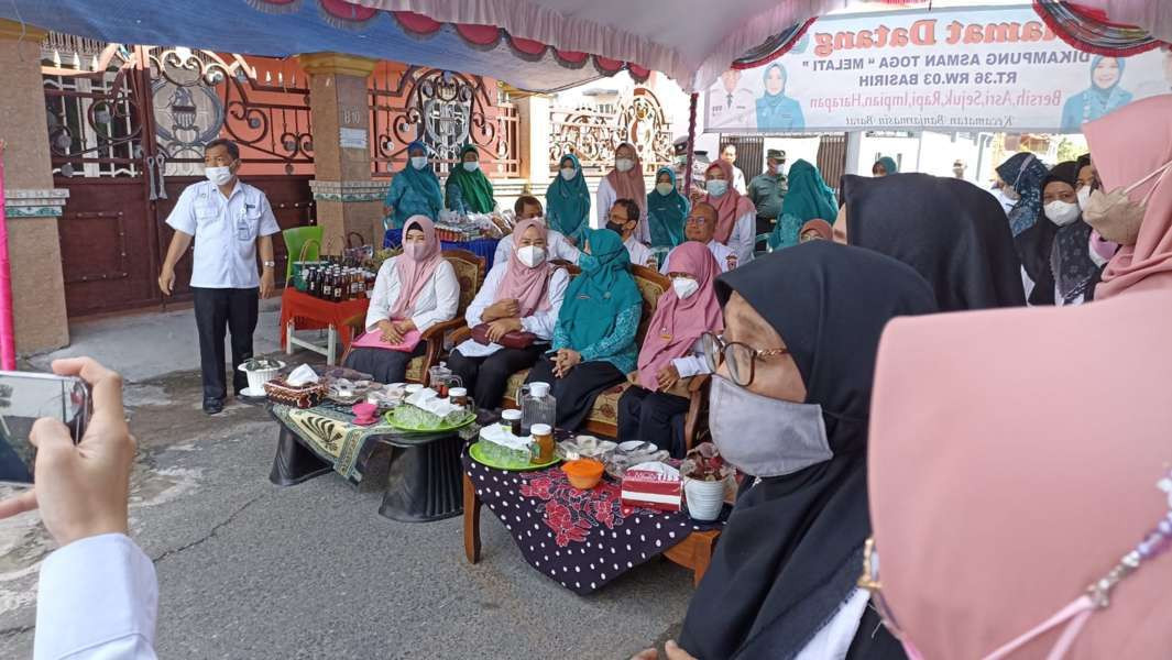 Gambar 1. Penilaian Lomba Asman Toga Melati tingkat Provinsi Kal-Sel