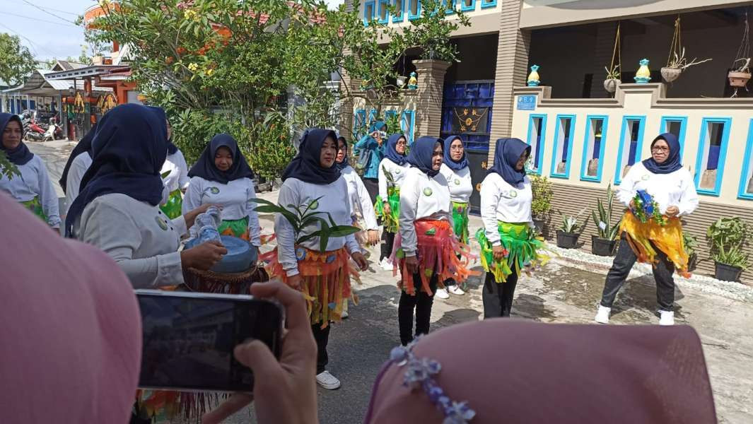 Gambar 2. Penilaian Lomba Asman Toga Melati tingkat Provinsi Kal-Sel