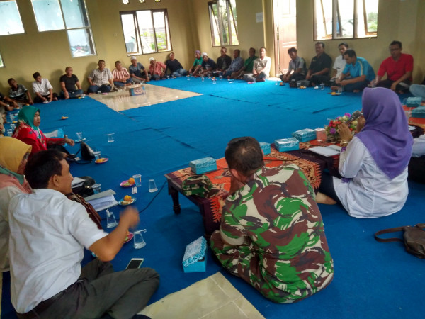 Rapat program Kerja Pembentukan Kampung Tahfiz di kampung KB Kelurahn Sungai Andai