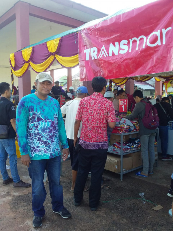 Lurah Sungai Andai membuka acara Pasar Murah