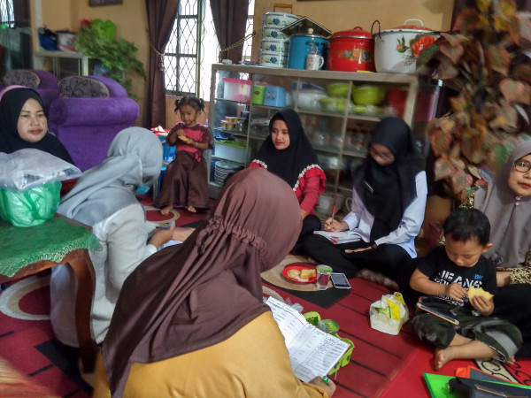 Kegiatan Pengolahan Data di Kampung KB di Kelurahan Sungai Andai