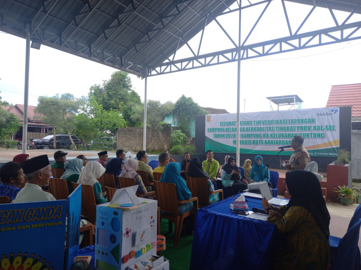 Verifikasi Lapangan Lomba Kampung KB Tingkat Provinsi Kalimantan Selatan