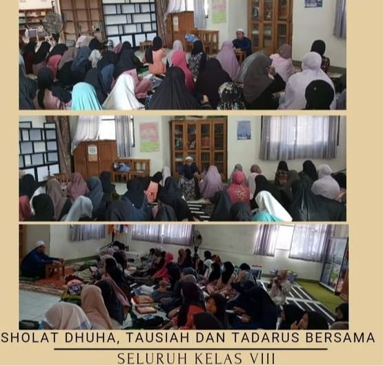 PEMBERIAN PENDIDIKAN MENENGAH DI SMPN 8 GUNTUNG MANGGIS MENGISI KEGIATAN DI BULAN RAMADHAN