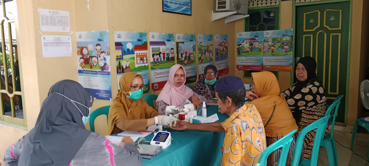 Kegiatan Posyandu Lansia Cahaya Mata Hati