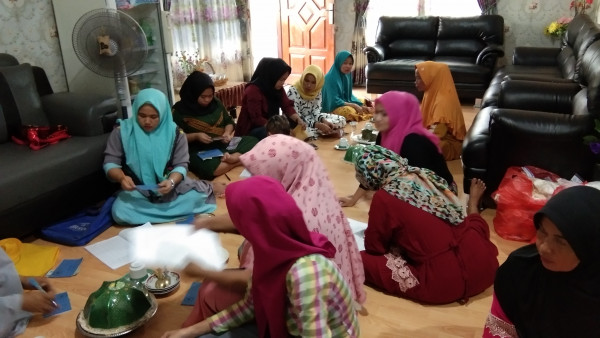 pertemuan UPPKS "Bahagia Sejahtera" Dusun Tani bahagia & Karya Tani Desa Batuah 
