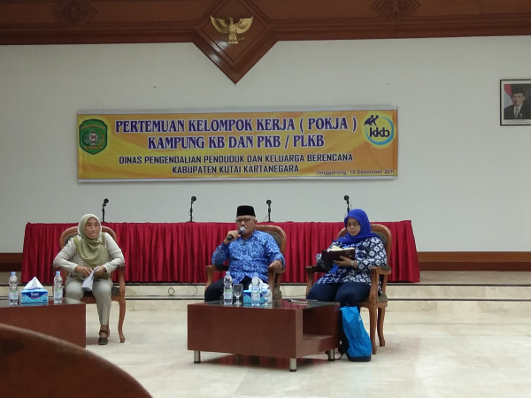 Pertemuan Kelompok Kerja Kampung KB Tingkat Kabupaten Kutai Kartanegara