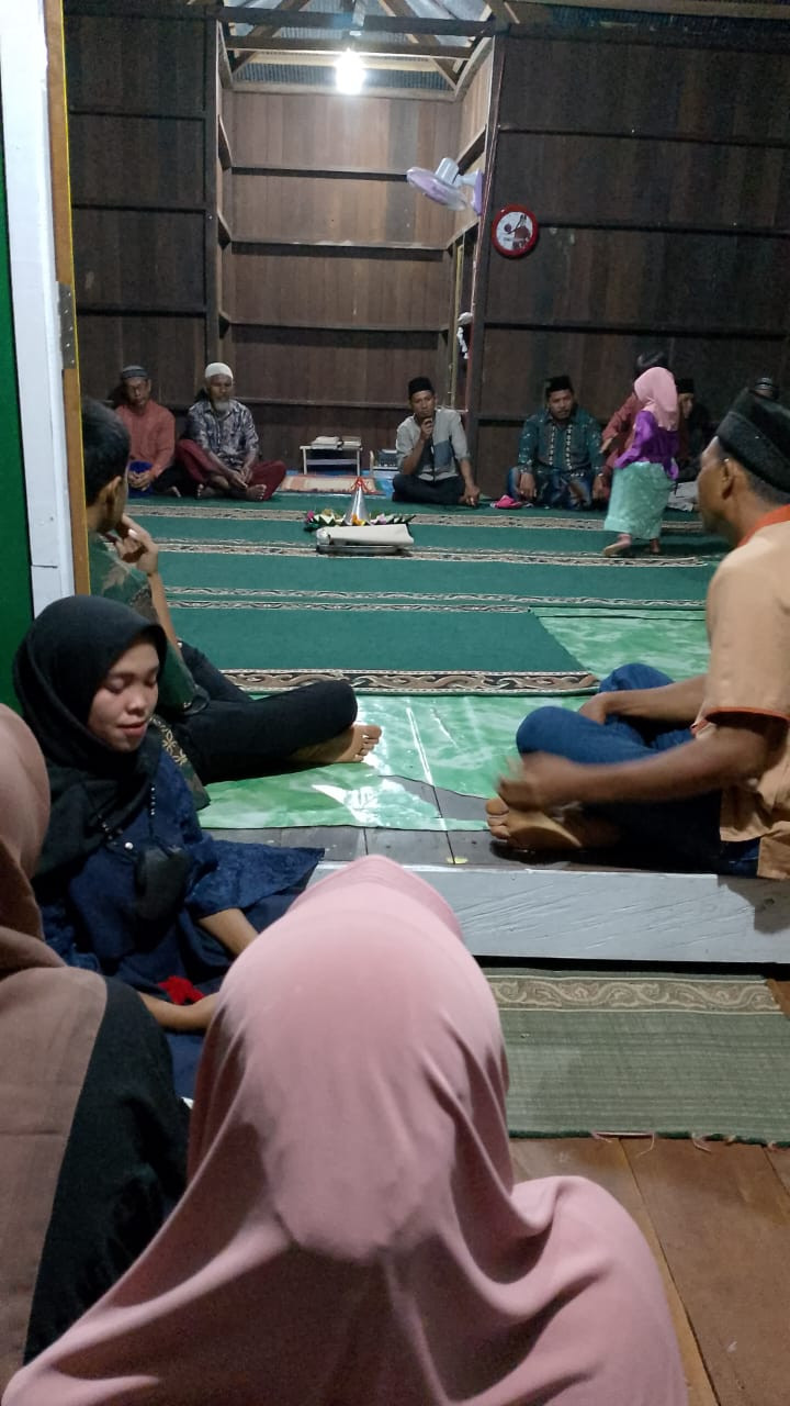 Syukuran di Musholah Dusun Sungai Tempurung