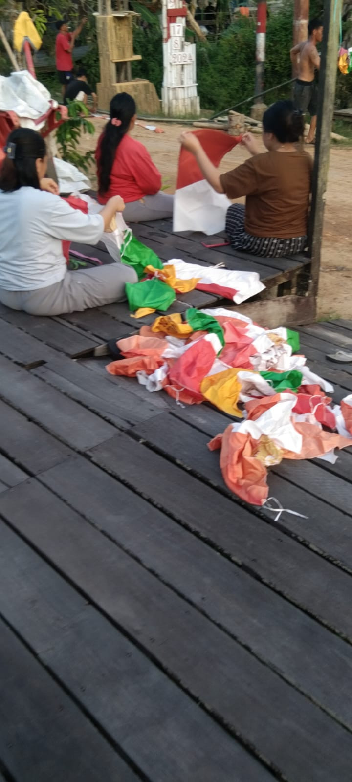 Pemasangan Bendera dan umbul