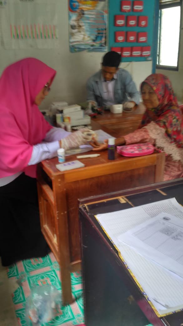 Pos lansia di Kampung KB MUHURAN INDAH