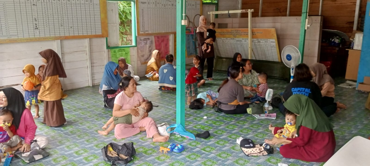 Posyandu Balita dan Pembinaan BKB Permata Bunda Desa Kembang Janggut
