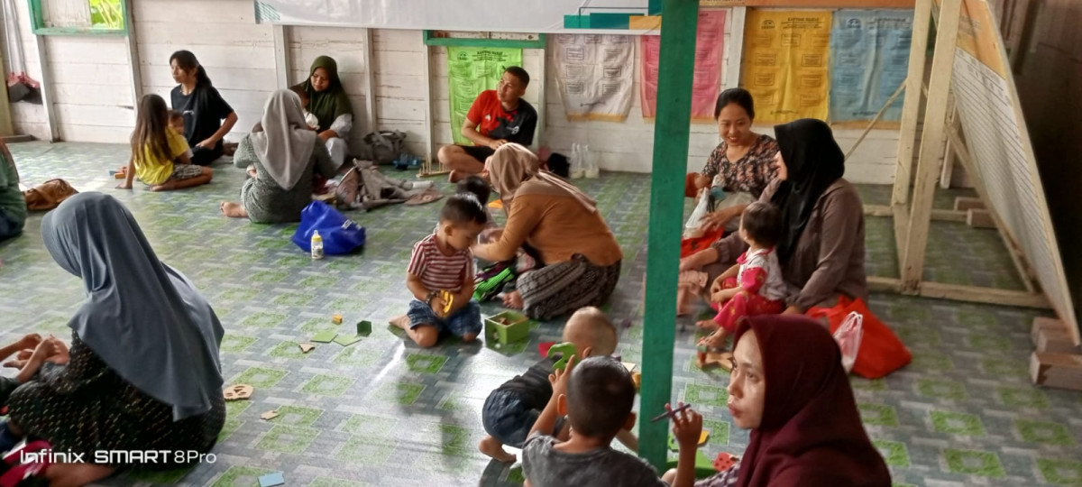 Pertemuan dan Pembinaan Kader BKB Permata Bunda Desa Kembang Janggut