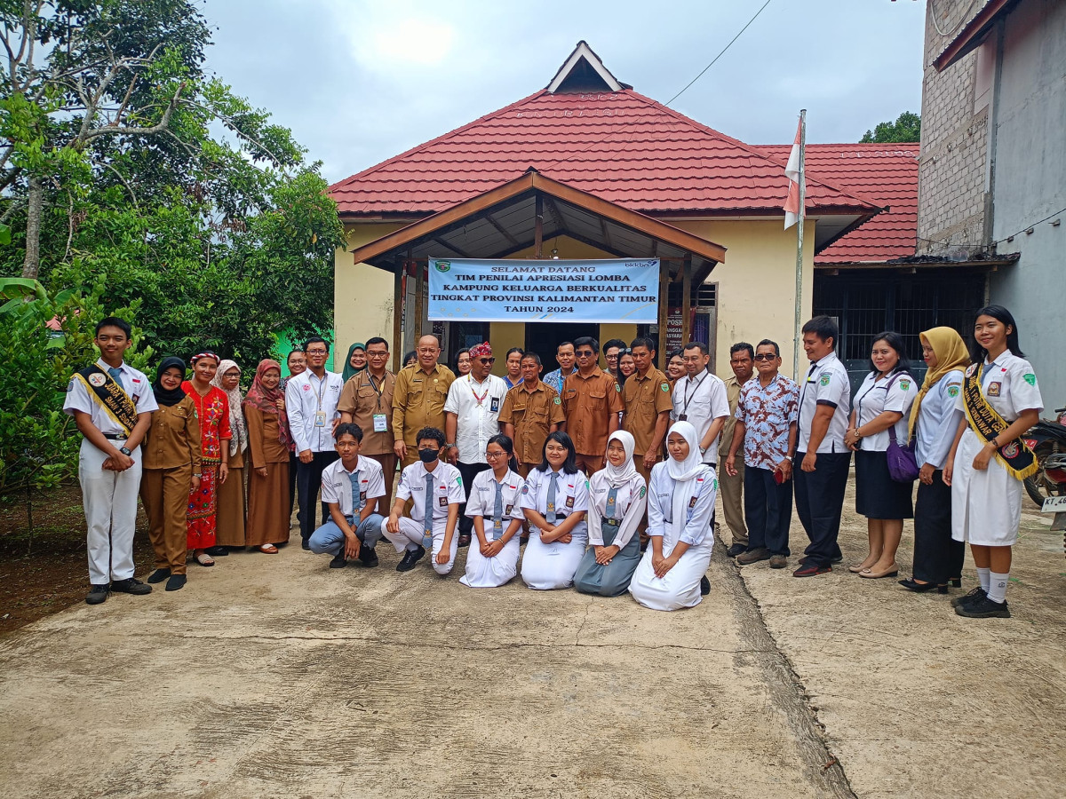 Verifikasi Lapangan Lomba Kampung Keluarga Berkualitas tingkat Provinsi Kalimantan Timur