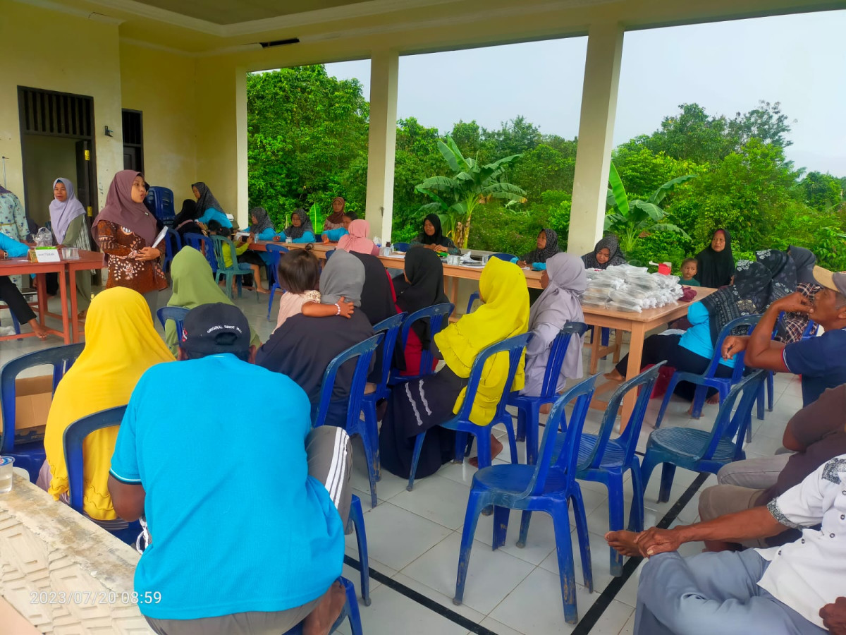 Pertemuan Mekanisme Operasional Katahanan Keluarga Berbasis Kelompok Kegiatan (POKTAN)  di Kampung KB “Agung Sejahtera”