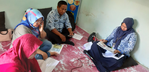 Siaran Radio Kampung KB bersama Smart FM, narasumber PKB kec Balikpapan Timur