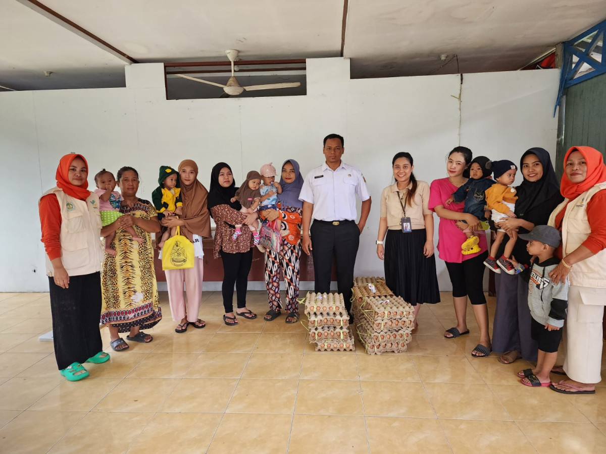 pembagian Telur Organik(Ayo Etam Berbagi Tigu) berguna pengurangan stunting