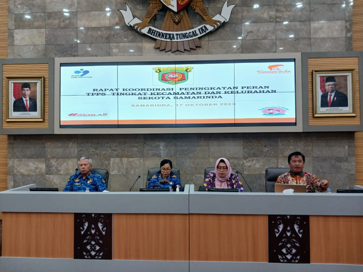 Rapat Koordinasi Peningkatan Peran TPPS Tk. Kecamatan dan Kelurahan se-Kota Samarinda