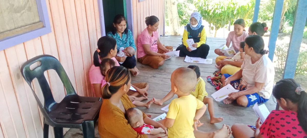 Pembinaan cara membaca dan pengisian KKA Desa Sungoi