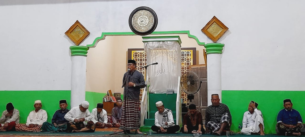 sambutan oleh bapak kepala desa duini