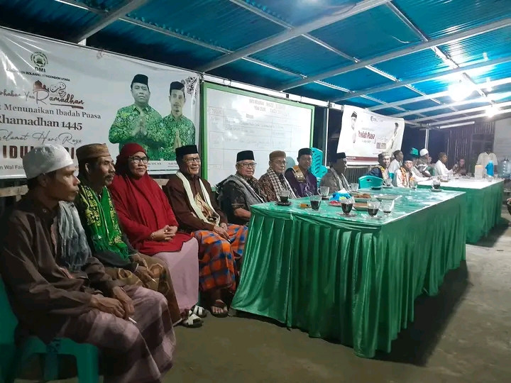 Suasana kunjungan DMI kabupaten bolmut di masjid Al-hidayah