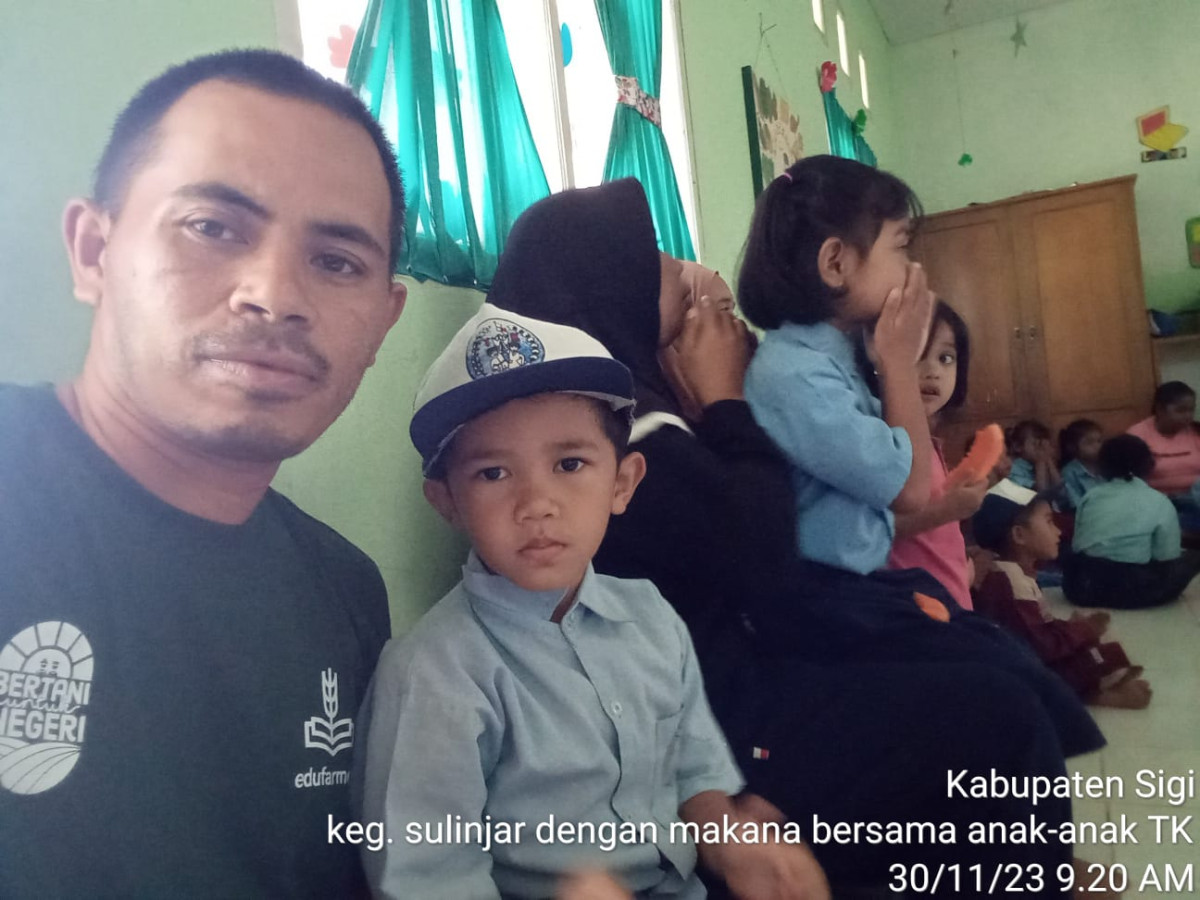 Dokumentasi Sarapan bergizi bersama siswa TK