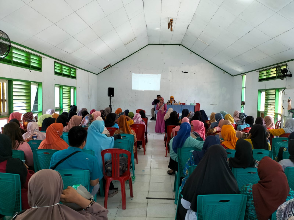 Sosialisasi pengisian Aplikasi Elsimil untuk Kader TPK Kec. Tawali dan Palu utara