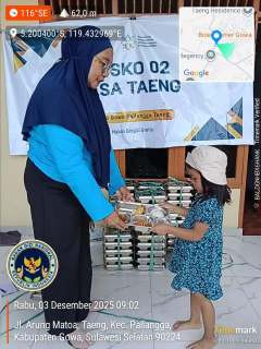 Pemberian mbg pada balita