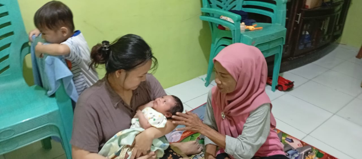 Pendampingan pascasalin TPK Tim 7 paccinongang