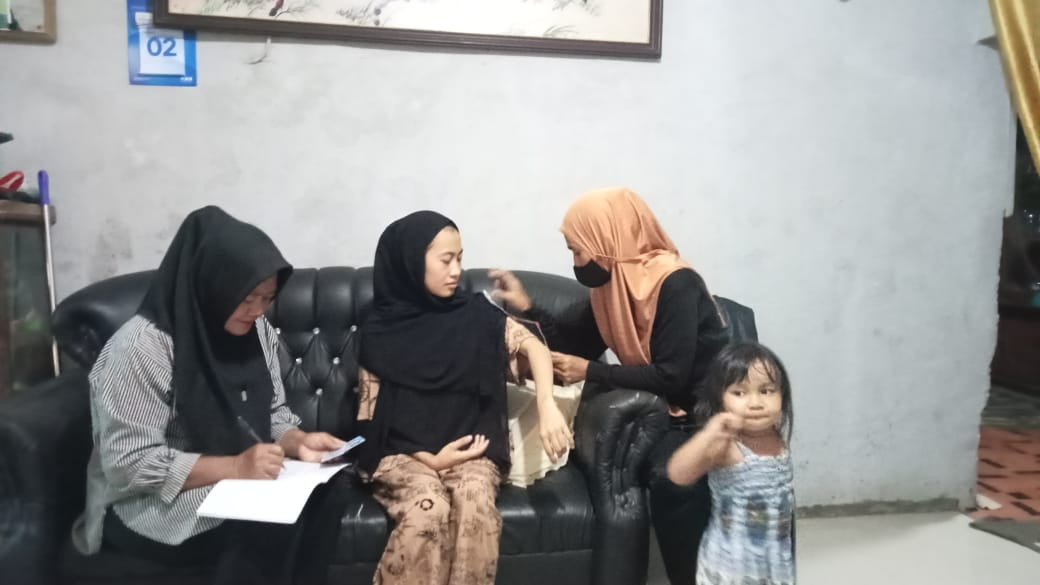 Pendampingan Bumil oleh TPK Tim 1