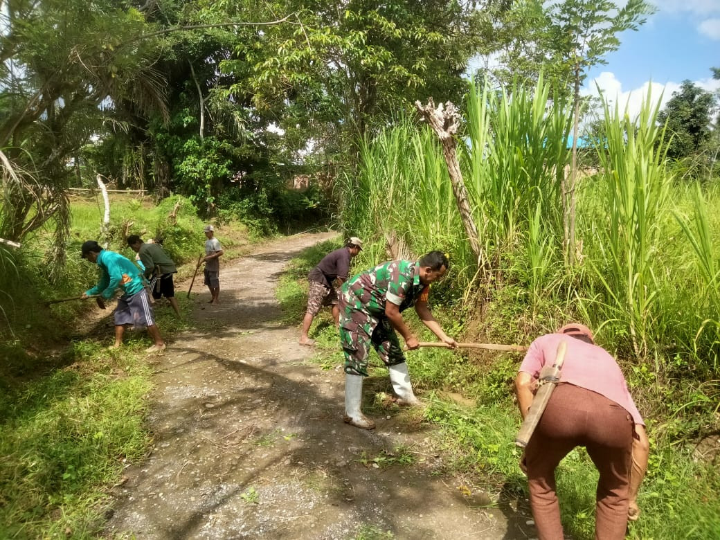 Kerja Bakti Desa Lappacinrana Kecamatan Bulupoddo Kabupaten Sinjai