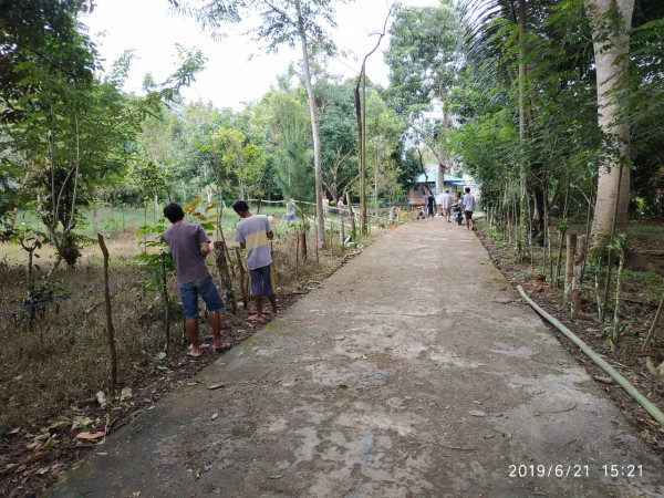 Gotong-royong Pembuatan pagar Lorong Rumah Dataku