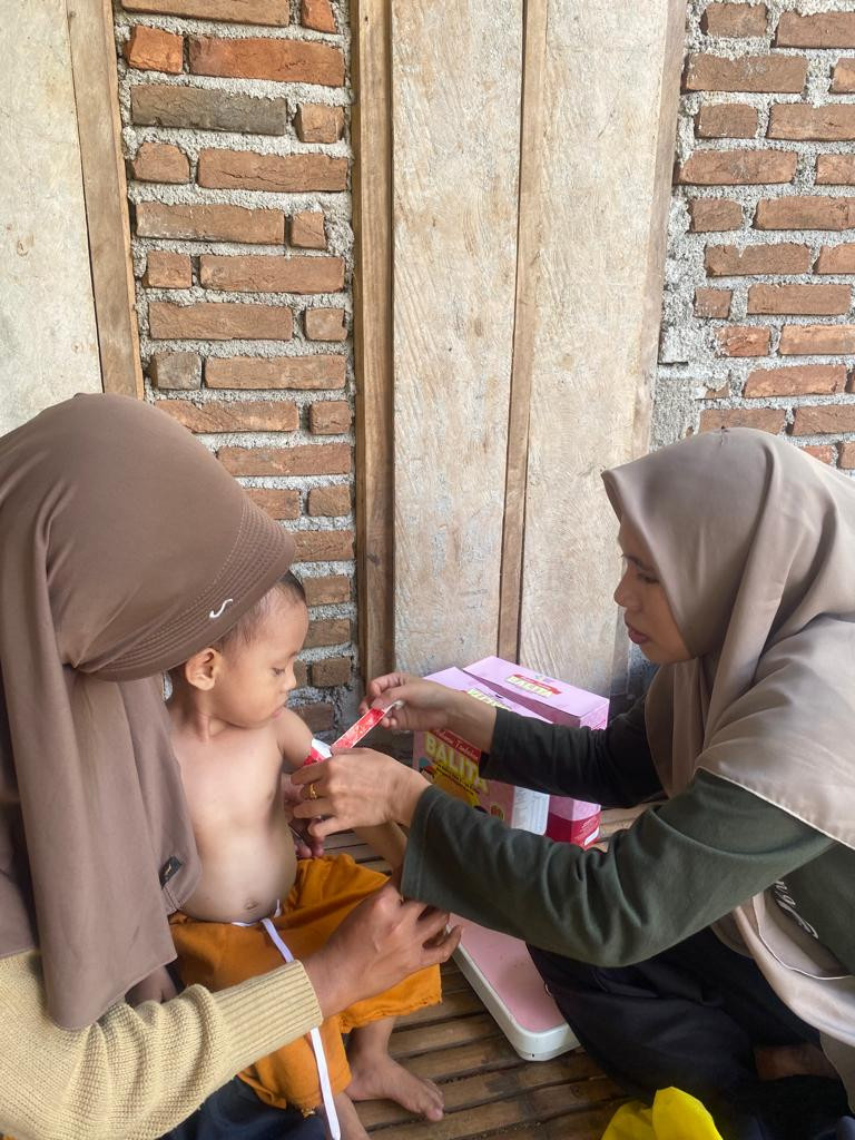 Kunjungan Tim TPK pada Balita Stunting