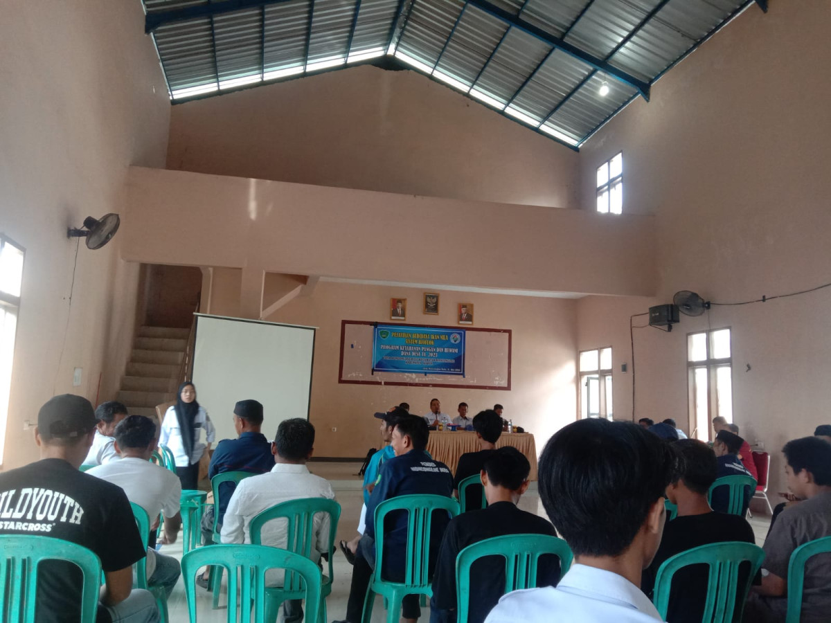 Pelatihan budidaya ikan nila sistem bioflok