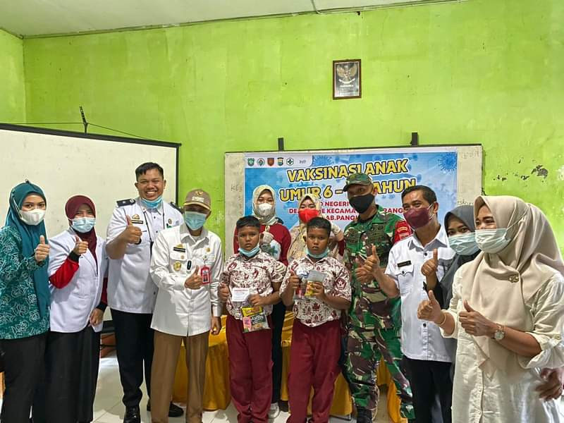 Pelayanan Vaksin anak sekolah SD mulai umur 6 th-12 th