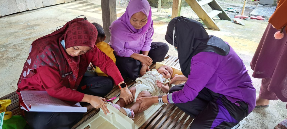 PEMANTAUAN TUMBUH KEMBANG BAYI BALITA DI POSYANDU MATTIRO TASIK