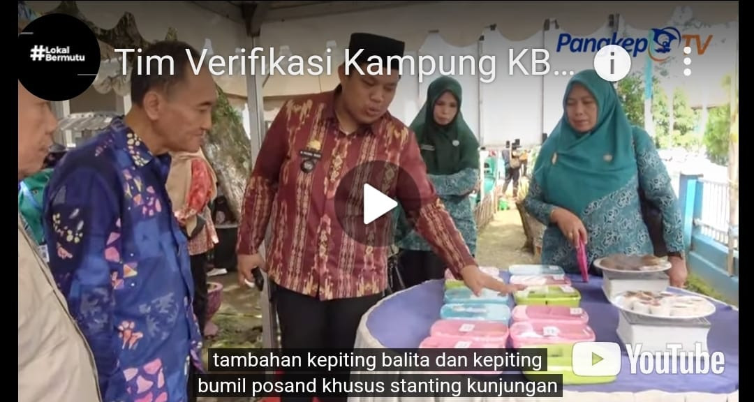 Penyajian Makanan Catin KEK, Bumil , Busui, baduta  Gizi Kurang, balita Stunting  pada kegiatan KEPITING ( ketuk Pintu Stunting) di Kampung KB Gusunge Desa Pitue