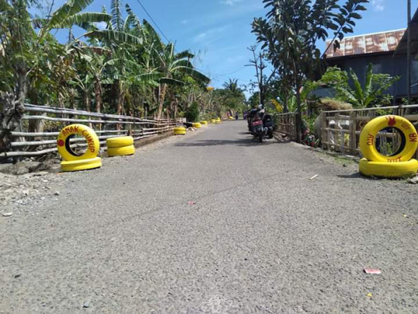 Dari hasil kerja warga kampung KB nampak keindahan dan kebersihan lingkungan