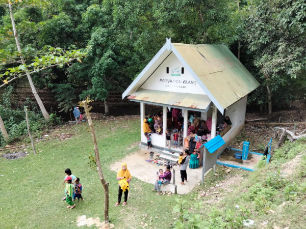 Posyandu dan kegiatan BKB di Dusun Salomoni