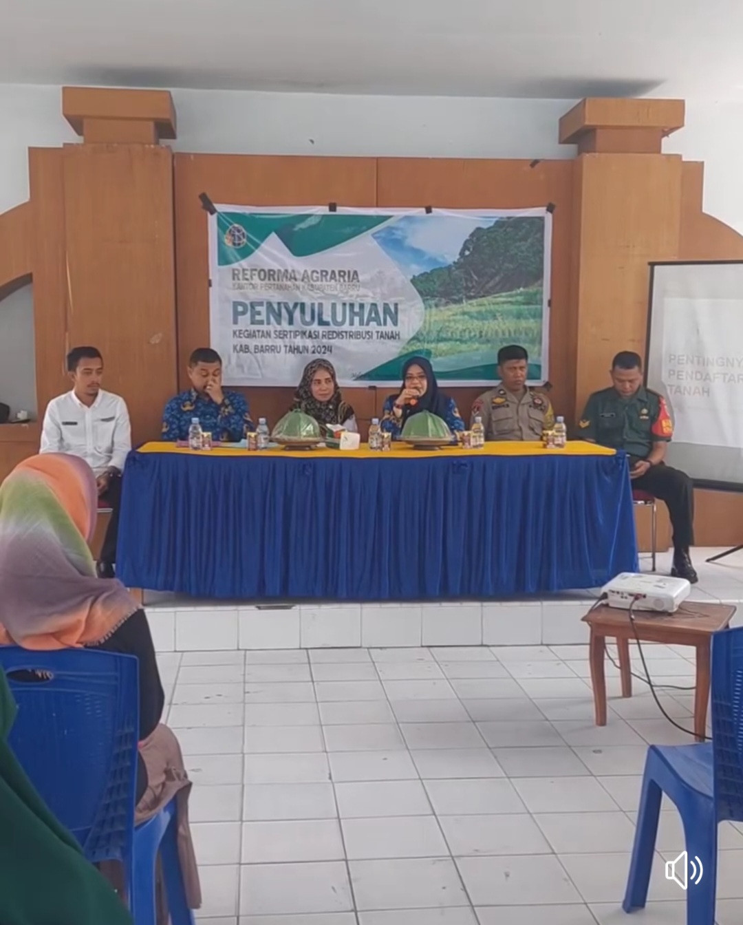 Penyuluhan Kegiatan Sertifikasi Redistribusi Tanah