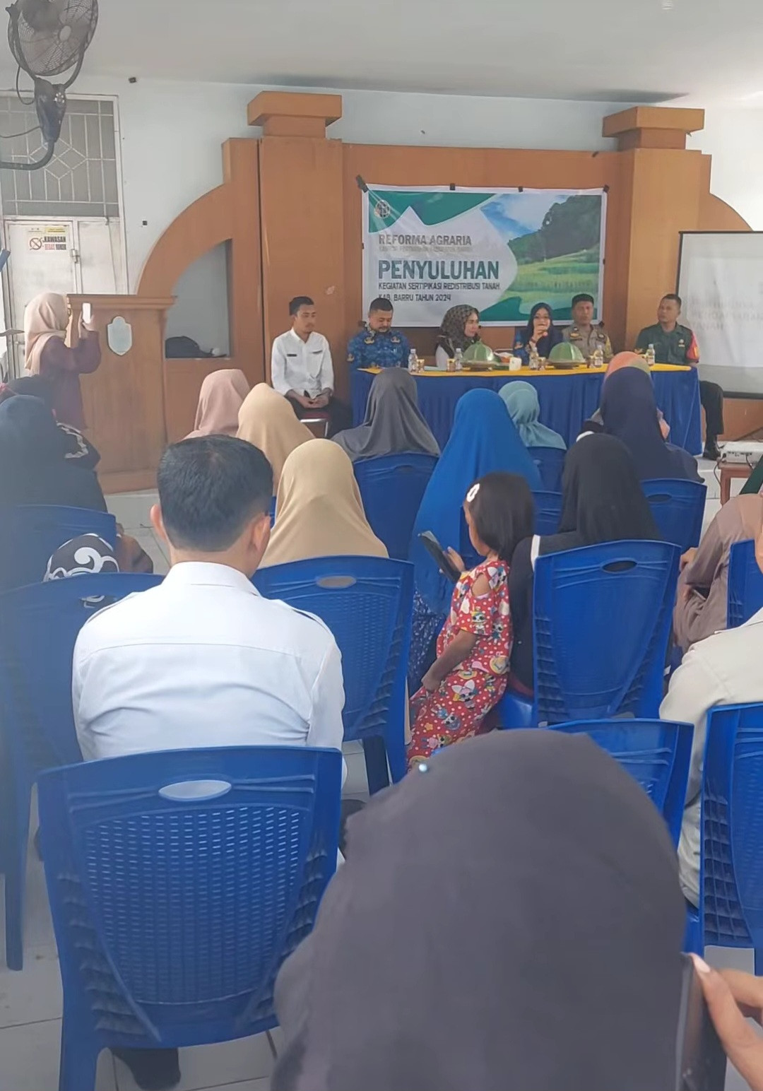 Penyuluhan Kegiatan Sertifikasi Redistribusi Tanah