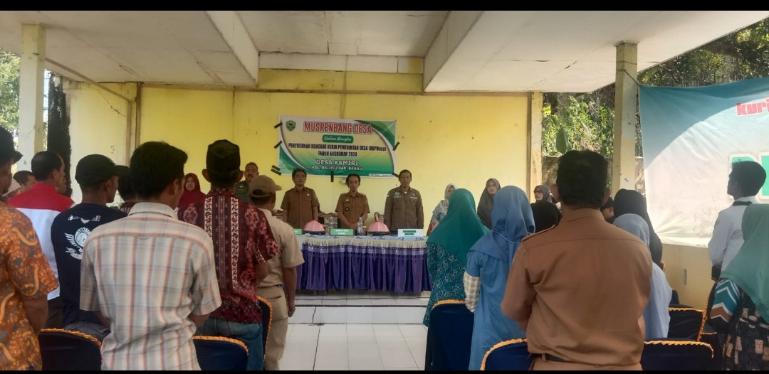 Musrenbang desa dlm rangka penyusunan RKPDesa T.a 2024