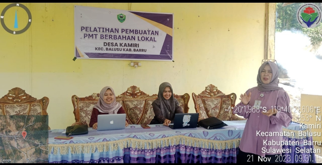 Pelatihan PMT berbahan lokal