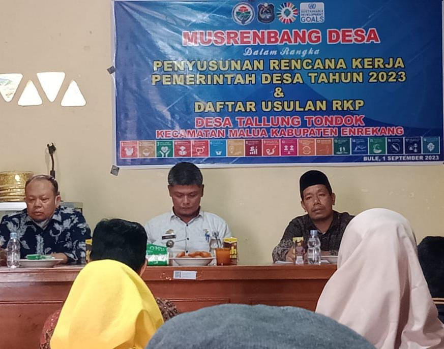 Rencana pembangunan desa (Musrembang) dalam rangka penyusunan rencana kerja pemerintah desa tahun anggaran 2023