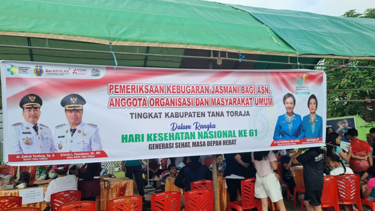 PEMERIKSAAN KESEHATAN GRATIS DALAM RANGKA  HARI KESEHATAN NASIONAL