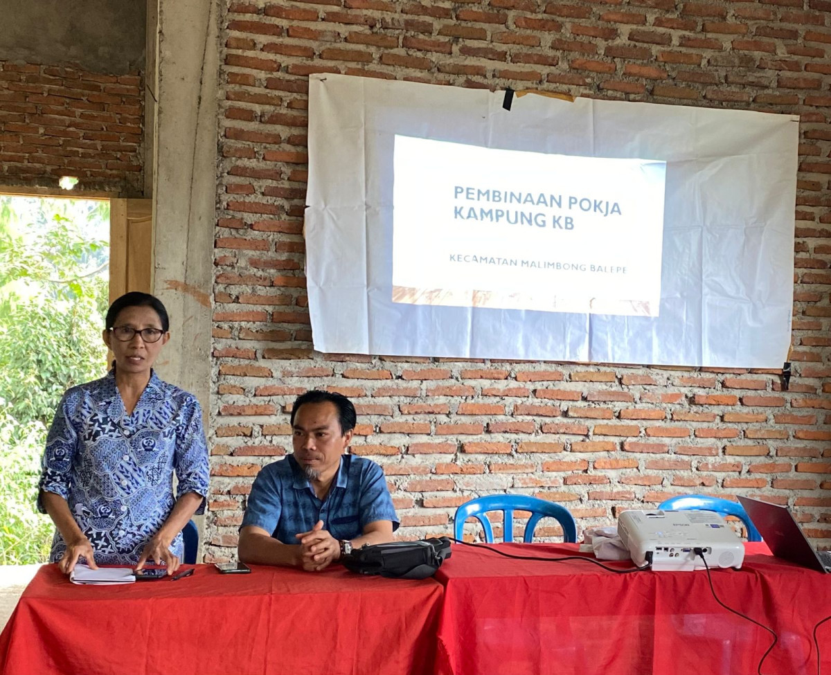 sambutan oleh bapak kepala lembang Lemo Menduruk