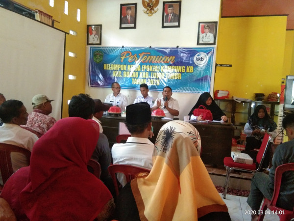 pertemuan pokja/forum musyawarah  kampung kb