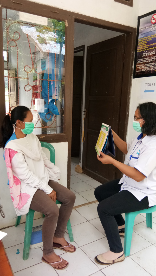 Melakukan konseling mkjp kepada pus